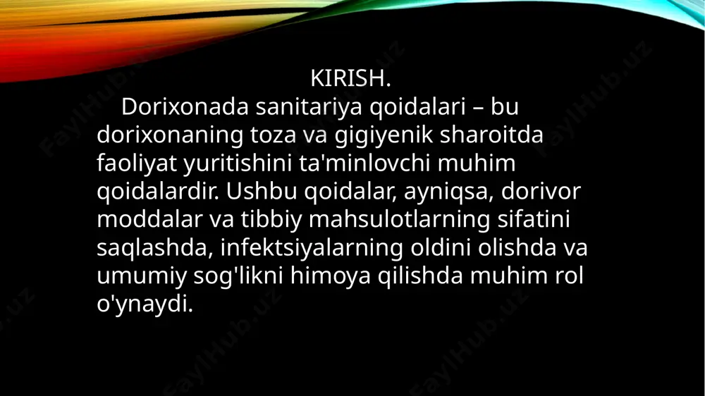 dorixonada sanitariya qoidalari - Page 3