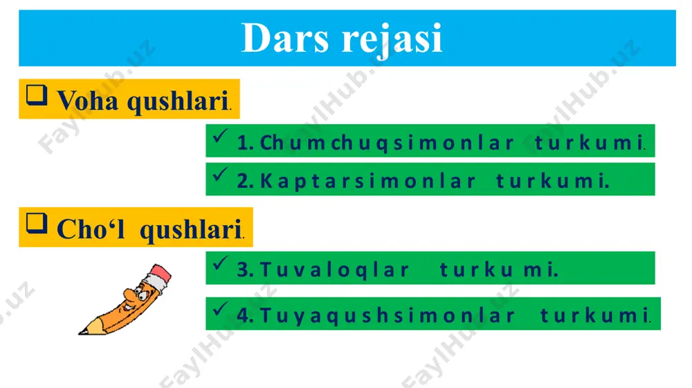 qushlarning xilma-xilligi: voha va cho‘l qushlari - Page 5