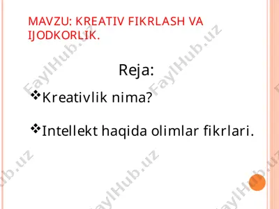 kreativlik — PPT