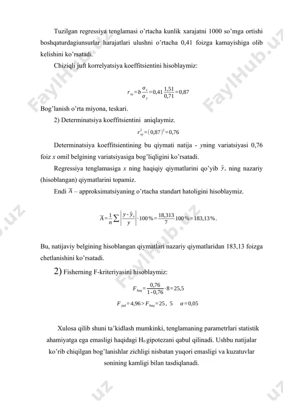 juft regressiya va multikollinearlik tahlili - Page 5
