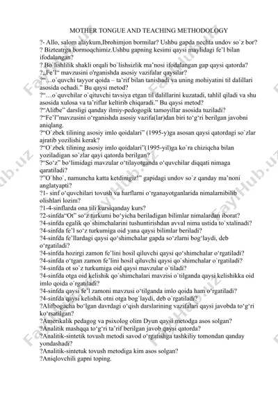 o`zbek tilining asosiy imlo qoidalari — DOCX