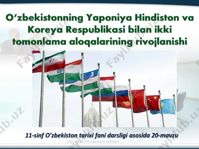 o‘zbekistonning sharqiy yo‘naltirish siyosati — PPT