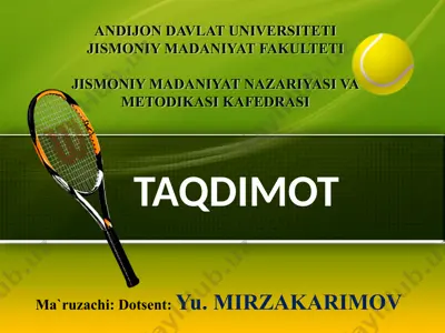 ta'lumotlar/ta'lim muassasalarida jismoniy tarbiya — PPTX