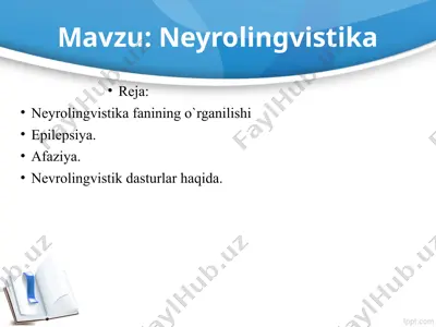 neyrolingvistika — PPTX