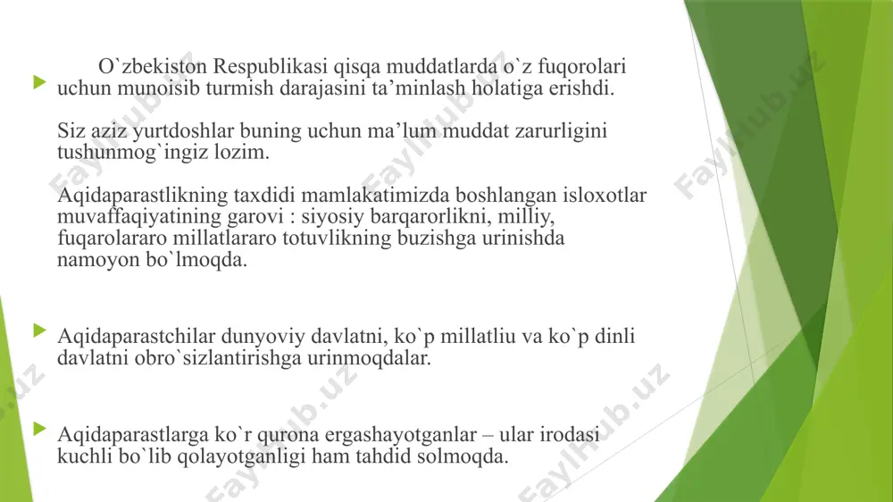 eksrtremizm va terrorizmga qarshi kurashning ma’naviy – ma’rifiy asoslari - Page 5
