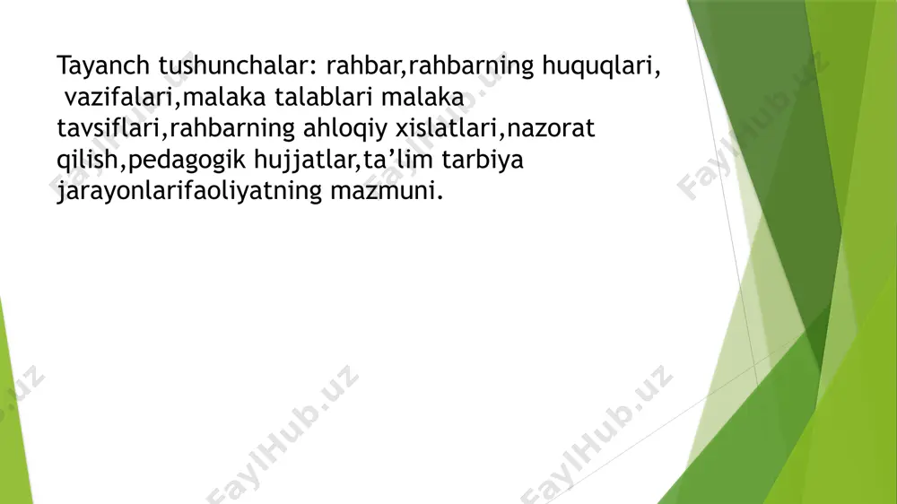 maktabgacha ta'lim tashkiloti rahbariga qo'yiladigan talablar - Page 3