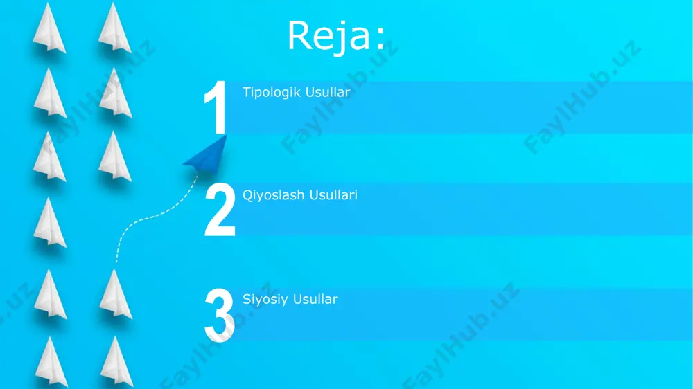 ni ko'rsatadi. qiyosiy dinishunoslikda 5 tadan ortiq turli dinlarni (masalan, islom, xristianlik, buddizm) o'zaro solishtirish orqali ularning o'xshashliklari va farqlarini aniqlashga harakat qilinadi. tipologik metod: ta'rif va asosiy xususiyatlar start tipologik tahlilda 10 tadan ortiq mezonlar qo'llanilishi mumkin, bu esa tadqiqotchiga diniy sistemalarni chuqurroq tahlil qilish imkoniyatini beradi. ushbu metodda 2 yoki undan ortiq diniy ta'limotlarni ularning muayyan belgilari (masalan, muqaddas kitoblari, marosimlari) bo'yicha taqqoslash va guruhlarga ajratish jarayoni amalga oshiriladi. xulosa va istiqbollar qiyosiy dinshunoslik 2 ta yoki ko'proq diniy an'anani taqqoslantib o'rganish orqali ularning o'xshashliklari va farqlarini aniqlashga yordam beradi. siyosiy tahlil usuli bilan 50 dan ortiq misol orqali diniy tashkilotlarning siyosiy jarayonlarga ta'sirini baholash mumkin. qiyosiy metodning asosiy printsiplari qiyosiy metodda kamida 2 ta diniy sistemani o'zaro taqqoslash orqali ularning o'xshashliklari va farqlarini aniqlash asosiy printsip hisoblanadi. diniy tekstlar, rituallar va e'tiqodlar kabi 3 tadan ortiq manbalarni tahlil qilish orqali umumiy xususiyatlarni aniqlash qiyosiy metodning muhim printsipidir. …
