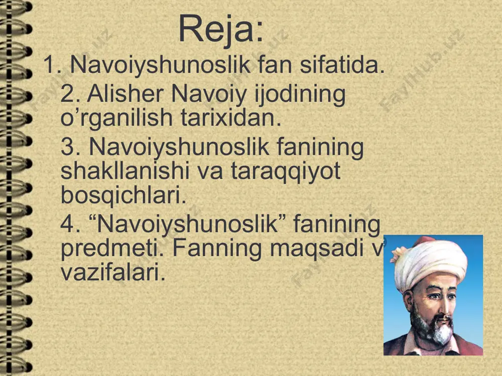 lib kelgan. shoir hayot vaqtidayoq zamondoshlari uning she’riyati va shaxsiga katta hurmat bilan qaraganlar. uning asarlari juda ko‘p nusxalarda ko‘chirilgan. shoirga bo‘lgan muhabbat uning vafotidan keyin yanada kuchaygan. uning hayot yo‘li haqida maxsus risolalar yozilishi bilan bir qatorda, xvi asrdayoq shoir asarlariga tole’ imoniyning “badoye’ ul-lug‘at”, noma’lum muallifning “abushqa”, ­mirza mahdixonning “sanglox” kabi lug‘atlari tuzilgan edi. ko‘p o‘zbek ­shoirlarining ijodi, turli davrlardagi va turli joylardagi adabiy muhitni aks ettiruvchi qator tazkiralar shundan guvohlik beradiki, ­navoiy o‘z ijodi, o‘z ilg‘or g‘oyalari bilan adabiyot va madaniyat taraqqiyotiga, ­xalqlarning ma’naviy hayotiga doim o‘zining hayotbaxsh ta’sirini ko‘rsatib kelgan. biroq alisher navoiy hayoti va ijodini ilmiy o‘rganish xx asrdagina jiddiy tusga kirdi. shoir adabiy va ilmiy merosini tadqiq etish hamda ommalashtirishda uning tavallud sanalari munosabati bilan 1928, 1948, 1966-1968-yillarda o‘tkazilgan yubileylarning ahamiyati katta bo‘ldi. navoiy hayoti va ijodini turli jihatlardan yorituvchi o‘nlab ilmiy monografiyalar yuzaga keldi. rus tilida chop etilgan “mir-ali — sher” (leningrad, 1928), …