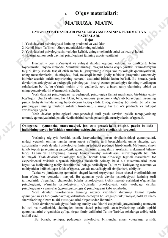 uniy ta’lim jarayonini tabiatiga chuqur kirib borib, bolalarning yosh xususiyatlarini hisobga olish asosida qurilgan o’qitish tabiatga uyg’unligini uqtiradi. beruniy pedagogik ijodida inson va uning baxt-saodati, ta’lim-tarbiyasi, kamoloti bosh masala bo’lgan. o’rta asrda yashab, ijod etgan donishmand, tabobat ilmining dohiysi abu ali ibn sino inson ruhiyati, tana va qalbning birligi, inson organizmining tuzilishi, undagi nerv faoliyati va ularning tarmoqlanishi, holatlari haqidagi qimmatli ma’lumotlari hozirga qadar tibbiyotning muhim negizini tashkil etadi. yusuf xos xojib ijodining bosh masalalaridan biri - komil insonni tarbiyalashdir. adib o’z asarlarida eng komil, jamiyatning o’sha davrdagi talablariga javob bera oladigan insonni qanday tasavvur qilgan bo’lsa, shu asosda u o’z tamoyillarini izchil bayon etadi. “qutadg’u bilig” (“saodatga yo’llovchi”) asari ta’lim va tarbiya, ma’naviy kamolotning yo’l-yo’riqlarini, usullarini, chora tadbirlarini o’zida mujassamlashtirgan, ahloq va odobga doir ma’naviy manbadir. abdurahmon jomiyning “bahoriston”, “xirandnomai iskandari”, “tuhfatul ahror” va boshqa asarlarida ilm-ma’rifat, ta’lim-tarbiya, kasb-hunar o’rganish, inson ijobiy fazilatlari haqidagi fikrlari ifodalangan. alisher navoiyning “hazoyinul …