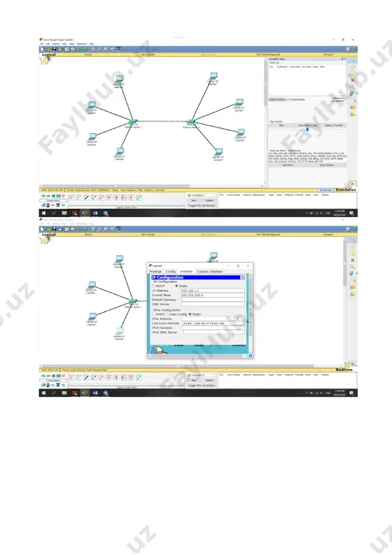 cisco packet tracer dasturida lan tarmog’ini loyihalash - Page 3