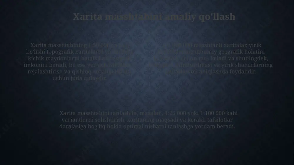 yer ellipsoidi va xarita masshtablarini tanlash - Page 4