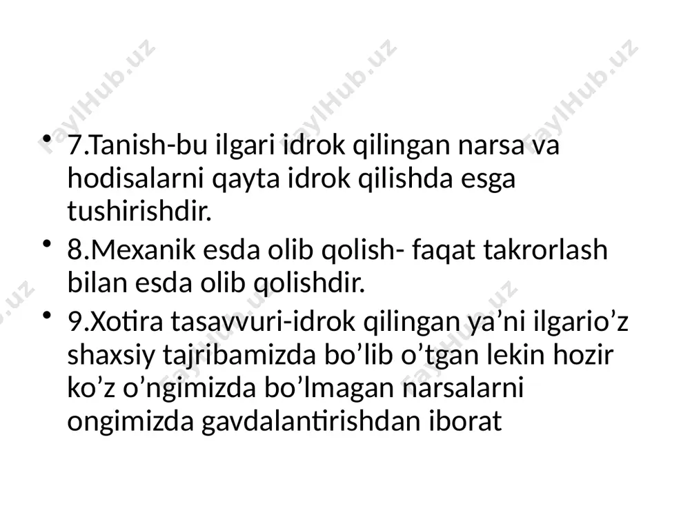 xotira va unutish jarayonlari - Page 4