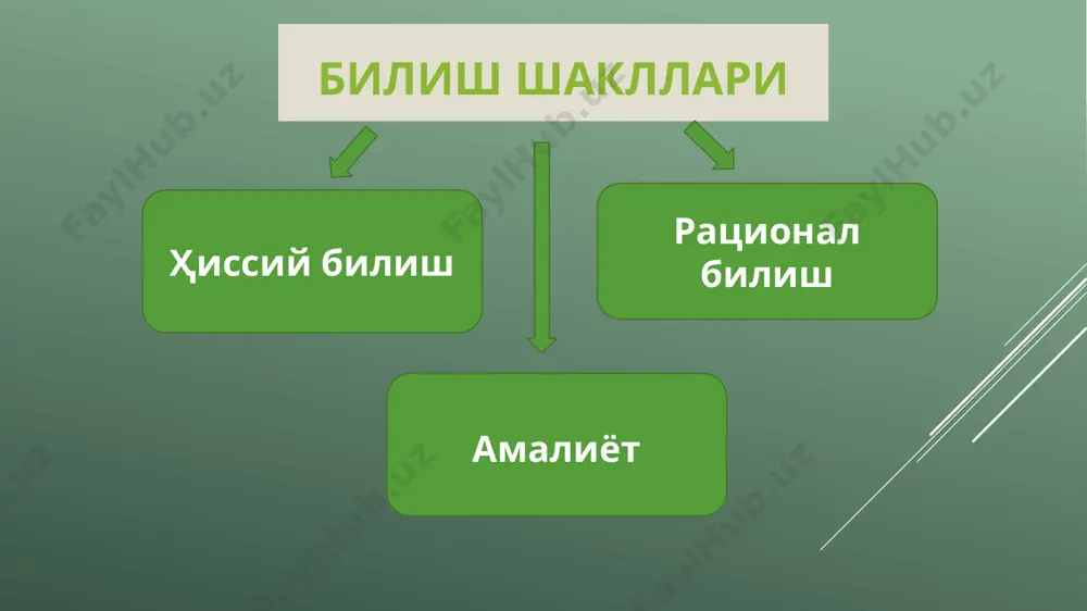 14.g‘arb falsafasi. nazarov q. tahriri ostida. t.: 2005. 15. to‘ychiev b. sotsialnaya filosofiya-t.: 2009. 16. abdulla sher. etika. - t. 2010. 17.abdulla sher, bahodir husanov. estetika. – t .2010. 18. axloqshunoslik. ma’ruzalar matni. 2004 19. etika. b.zagritdinova, e.umarov. t.:2005 20. umarov e. estetika. darslik t.o‘zbekiston. 1995 21. estetika. a.radugina. m.2002 22. q.nazarov tahriri ostida.falsafa asoslari.o’fmj, 2018 23. ma’naviyat asosiy tushunchalar izohli lug‘ati.g‘ofur g‘ulom. t.:2010. 24. shayxova x. ma’naviyat kamolot ko‘zgusi. // t.2009. 25. mavlyanova l, igoshin v. estetika. t.tmi.:2004. 26.davronov z.,sultonova a, parpieva n. “iqtisodiyot va ijtimoiy determinizm” tmi,2019 yil e'tiboringiz uchun rahmat! image2.png image3.png image4.png image5.png /docprops/thumbnail.jpeg