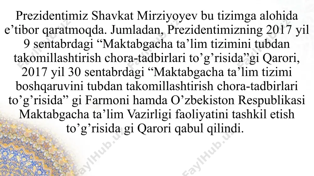 o'zbekiston respublikasi maktabgacha ta'lim tizimi - Page 3