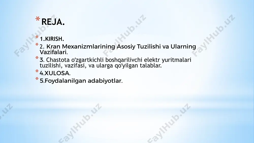 orat qilish hozirda keng qo'llaniladi, chunki bu rotor tezligini keng diapazonda, ham nominal qiymatlardan yuqori va pastda silliq o'zgartirishga imkon beradi.chastotani o'zgartirgichlar - bu katta boshqaruv diapazoni va asenkron motorlarni boshqarish uchun keng ko'lamli funktsiyalarga ega zamonaviy, yuqori texnologiyali qurilmalar. yuqori sifat va ishonchlilik ularni turli sohalarda nasoslar, ventilyatorlar, konveyerlar va boshqalarni boshqarish uchun ishlatish imkonini beradi.ta'minot kuchlanishiga ko'ra, chastota konvertorlari bir fazali va uch fazali bo'linadi va ularning dizayni bo'yicha elektr mashinasi aylanadigan va statik. elektr mashinasi konvertorlarida o'zgaruvchan chastota an'anaviy yoki maxsus elektr mashinalari yordamida olinadi. statik chastotali konvertorlarda ta'minot oqimining chastotasini o'zgartirish harakatlanmaydigan elektr elementlardan foydalanish orqali erishiladi. asinxron dvigatelning chastotali o'zgartirgich sxemasi asinxron elektr motorlar uchun eng mashhur boshqaruv strategiyasi vektor nazorati hisoblanadi. hozirgi vaqtda ko'pchilik chastota konvertorlari vektor nazoratini yoki hatto sensorsiz vektor nazoratini amalga oshiradilar (bu tendentsiya dastlab skalyar boshqaruvni amalga oshiradigan va tezlik sensorini ulash uchun terminallarga ega bo'lmagan chastotali konvertorlarda uchraydi). chiqishdagi …