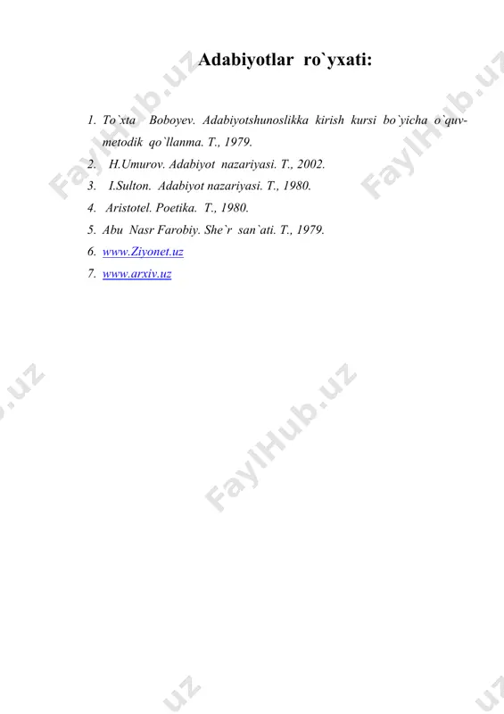 hayot va adabiyot. adabiyot hayotning badiiy in`ikosi - Page 4