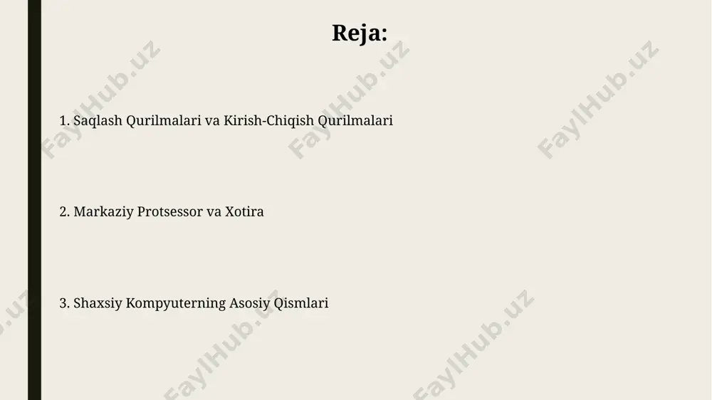 yoki 24 bitli chuqurlikdagi audio signallarni qayta ishlashga qodir boʻlib, to'lqinlarning chastotasini 44,1 khz gacha qabul qila oladi. klaviatura klaviatura mexanik yoki membranali bo'lishi mumkin, mexanik klaviaturalar yuqori chidamlilik va tezkor javob berish vaqti bilan ajralib turadi, odatda 50 million marta bosishga chidamli. klaviaturadagi tugmalar soni odatda 101 dan 108 gacha bo'lib, ularning ba'zilari maxsus funksiyalarni, masalan, windows tugmasini yoki media tugmalarini bajarish uchun mo'ljallangan. videokarta (gpu) koʻpgina zamonaviy videokartalar 4gb dan 24gb gacha boʻlgan ddr6 kabi tezkor xotiraga ega, bu yuqori aniqlikdagi oʻyinlar va murakkab 3d modellashtirish uchun zarurdir. videokartadagi yadro soat tezligi, masalan, 1,8 ghz boʻlishi mumkin, bu sekundiga milliardlab operatsiyalarni bajarish imkonini beradi va shu bilan yuqori darajadagi grafikalarni taʼminlaydi. protsessor sovutgichi (cpu cooler) процессор совутгичларининг турлари, масалан, ҳаво совутгичлари, суюқликли совутгичлар ва фаза ўзгариши совутгичлари, турли хил ишлаш самарадорлиги ва нархларга эга. юқори даражадаги процессорлар, 100 ваттдан юқори tdp га эга бўлганлар, самарали ишлаши учун кўпинча …