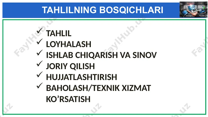 informatika va axborot texnologiyalari tahlil va loyihalash - Page 3
