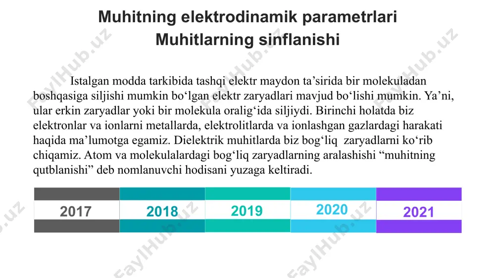 elektrodinamik parametrlar va muxitlarning turkumlanishi - Page 3
