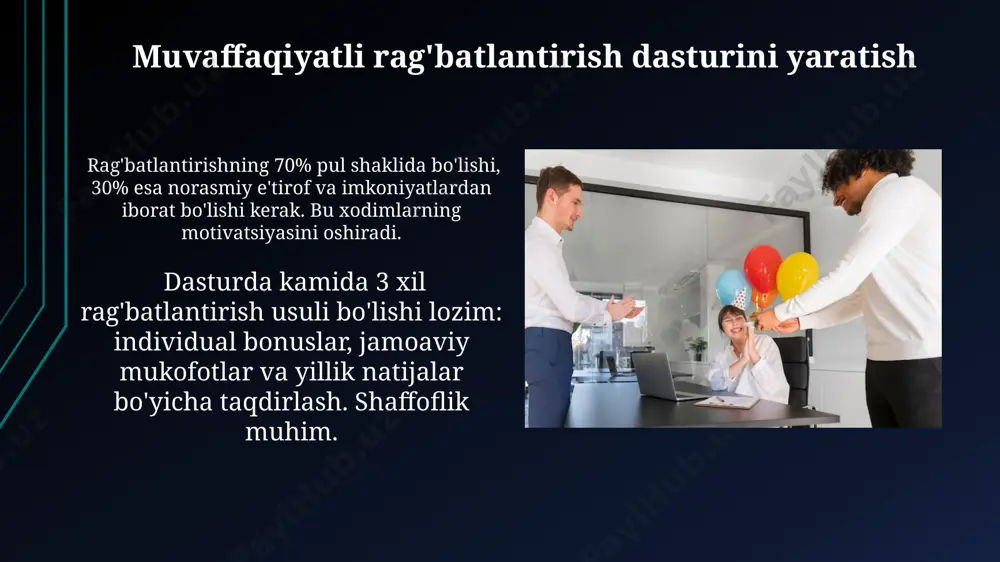 hodimlarni ishdagi yutuqlari uchun rag'batlantirish - Page 4