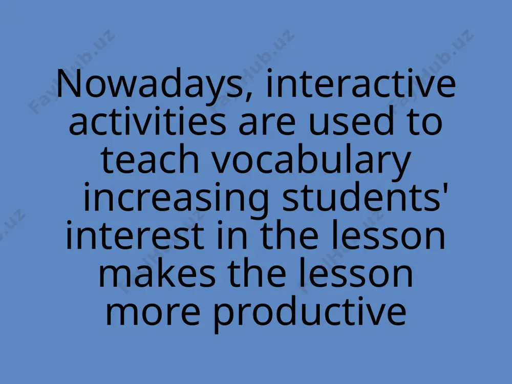 interactive method of teaching vocabulary - Page 3