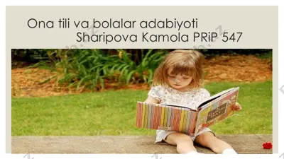 ona tili va bolalar adabiyoti — PDF