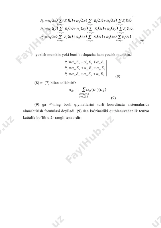 qutblanuvchanlikning anizotropligi - Page 5