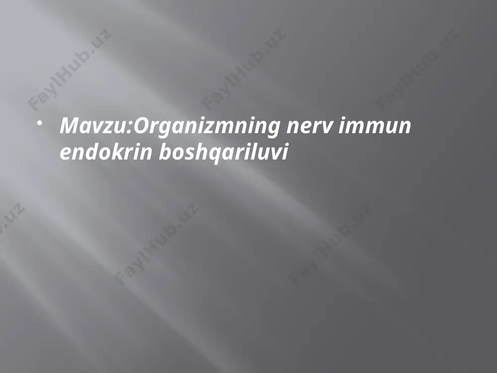 a’sir ko’rsatadigan ovqatlanish/metabolik holat immunitetning o’ziga tolerantligini nazorat qilishi mumkinligini ko’rsatdi markaziy asab tizimi (cns) uzoq vaqt davomida antigenlarga qarshi immunitet reaktsiyasini boshlamasligi tufayli imtiyozli organ hisoblangan. shu bilan birga, to’plangan dalillar fiziologik va patologik sharoitlarda immun tizimi va cns o’rtasida o’zaro ta’sir mavjudligini ko’rsatdi. darhaqiqat, cns infektsiyaga yaxshi tashkil etilgan tug’ma immunitet reaktsiyasini namoyish etadi va immun hujayralar o’z yuzasida turli neyrotransmitterlar uchun bir nechta retseptorlarni ifodalaydi, bu esa miyaga immunitet tizimining funktsiyalarini modulyatsiya qilish va butun tananing gomeostazini tegishli tarzda ushlab turish imkonini beradi. immunitetning o’zgarishi ko’pincha miya infektsiyalari bilan bog’liq. fiziologik sharoitda immunitet tizimi miya va orqa miyaning yaxlitligini nazorat qiladi (immun-nazorat), infektsiya natijasida kelib chiqadigan har qanday yallig’lanish vositalarini ta’kidlash uchun va bu kontekstda immunitetni nazorat qilishda asosiy rol o’ynaydi. xulosa qilib aytadigan bo’lsak, endogen omillar (masalan, travma yoki immunosupressiv vositalar) markaziy asab tizimidagi immunitet hujayralarining migratsiya qobiliyatini o’zgartirishi va infektsion agentlarning nazoratsiz ko’payishiga olib kelishi …
