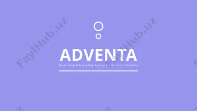 advertising & marketing agency presentation template — PPTX