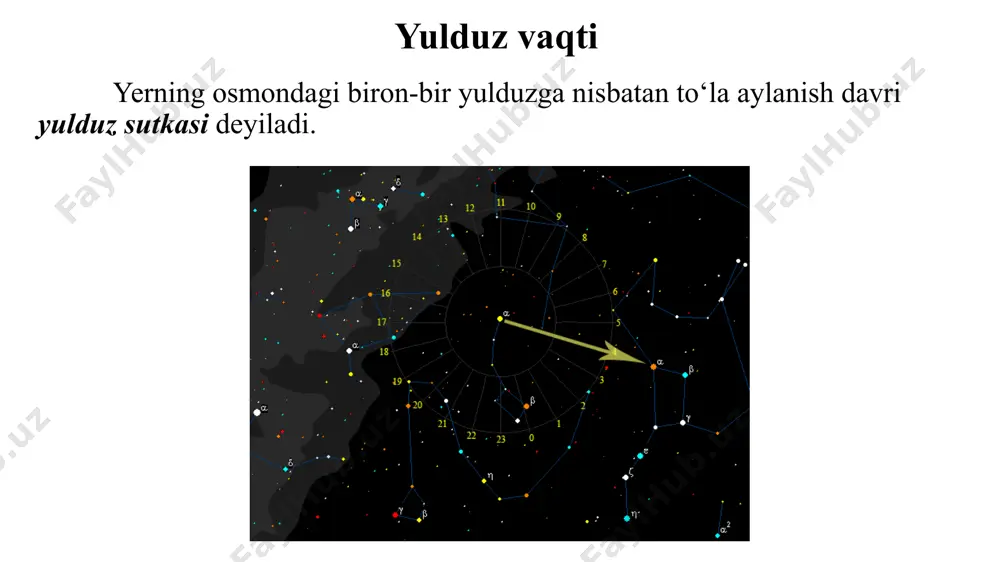 » («uyg‘onish») degan so‘zdan olingan bo‘lib, bahorda tabiatning uyg‘onishidan darak beradi. oy kalendari oy fazalarining almashinish davri (29,53 sutka) asos qilib olingan taqvimlar oy kalendarlari deyiladi. ko‘pgina osiyo mamlakatlarida qo‘llaniladigan bu taqvim yilining uzunligi 354 kun bo‘lib, u 12 oyga taqsimlangan. unda oylar 29 va 30 kundan almashinib, o‘rtacha oy fazalarining almashinish davri - 29,5 kunga teng bo‘ladi. uning oylari osmonda yangioy (hilol) ko‘rinishi bilan boshlanadi. kalendar oylari oy fazalariga mos kelishi uchun musulmonlar taqvimida taxminan har 3 yilda yil uzunligi 355 kun qilib olinadi. bu kalendar yilining uzunligi biz ishlatadigan kalendar (milodiy) yilidan o‘rtacha 11 kunga qisqaligidan, har yili uning yangi yili taxminan 11 kun oldin keladi va natijada 33 yilda bir yilga ilgarilab ketadi. boshqacha aytganda, oy kalendari bo‘yicha 34 yil o‘tadi. ushbu kalendar erasi muhammad payg‘ambarning makkadan madinaga ko‘chgan yilining boshidan boshlanib, u milodiy taqvim bo‘yicha 622-yilning 16-iyuliga to‘g‘ri keladi. musulmonlarning bu taqvimlari hijriy, to‘la qilib aytganda, …