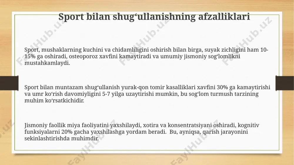 sport bilan shug'ullanishning afzalliklari - Page 3