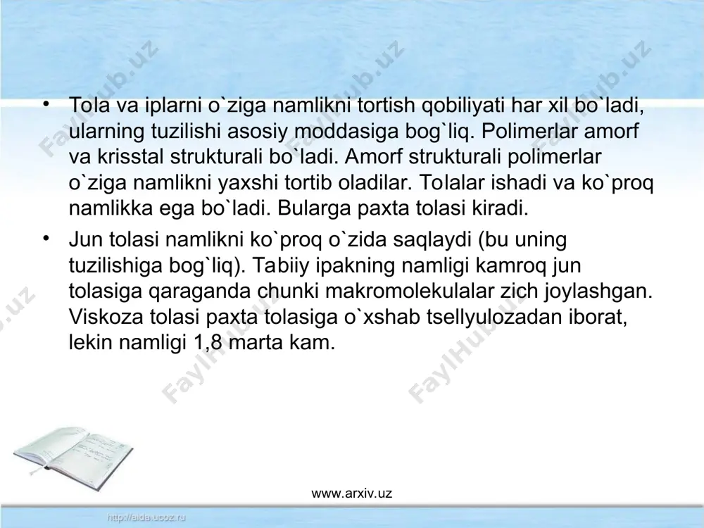 namlik va uning ahamiyati - Page 4