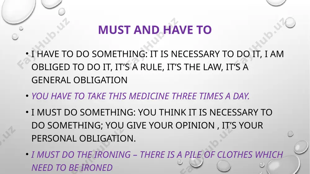 modal verbs: must and have to - Page 4