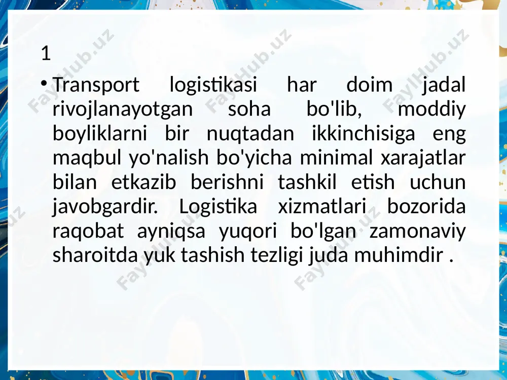 ayonlarida ishlatiladigan qurilmalar o'rtasidagi aloqani saqlashga yordam berish uchun ishlatiladi. mobil ilovalar esa turli kompaniyalarning mijozlariga gps texnologiyasidan foydalangan holda istalgan vaqtda buyurtmalarni kuzatish va ularning joylashuvini aniqlashga yordam beradi. shu bilan birga, ombor logistikasi har doim transport logistikasi bilan birga borishini tushunish muhimdir. tovarlarni tashish uchun optimal marshrutlarni qurishda, ular tezda qayta ishlanishi va oraliq omborlarda "qolmasligi" muhimdir. axir, hatto 100% ideal yuk tashish marshrutining barcha afzalliklari, agar yuk bir necha kun yoki hatto haftalar davomida oraliq omborda sayohat o'rtasida "osilib qolsa" neytrallanadi. shu sababli, bugungi kunda ombor logistika jarayonlarini avtomatlashtirish transport logistikasini avtomatlashtirishdan kam emas. wms tizimlari xuddi shu tarzda qo'llaniladi ( ombor boshqaruv tizim ) . ular ombor logistikasi, yuklarni taqsimlash, ta'minot zanjiri va buyurtmalarni bajarish jarayonlarini optimallashtirish uchun maxsus ishlab chiqilgan. bunday tizimlarning turli xil versiyalari tovarlarni qabul qilish paytidan boshlab mijozga jo'natishgacha bo'lgan ombor logistikasini soddalashtirish va yaxshilashga yordam beradigan vositalar to'plamini taqdim etadi. rossiya …