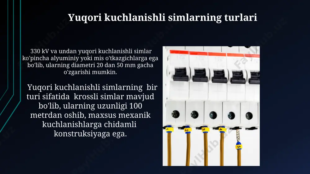 yuqori kuchlanish kabellarining turlari - Page 4
