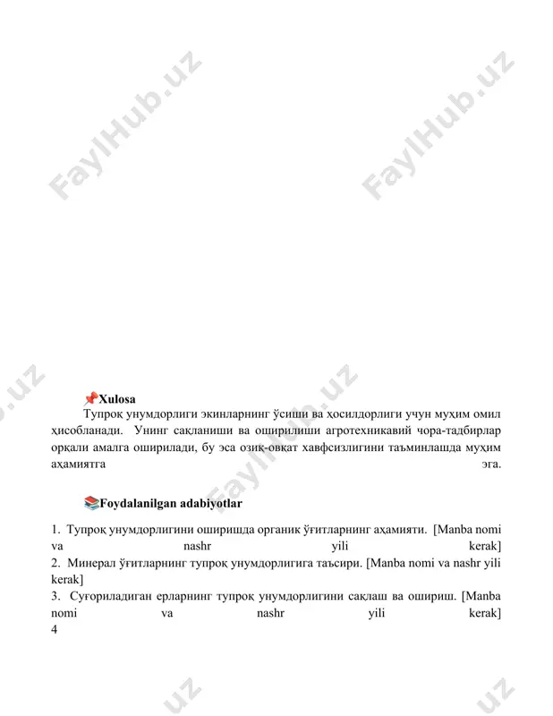 ekologik toza dehqonchilik - Page 5