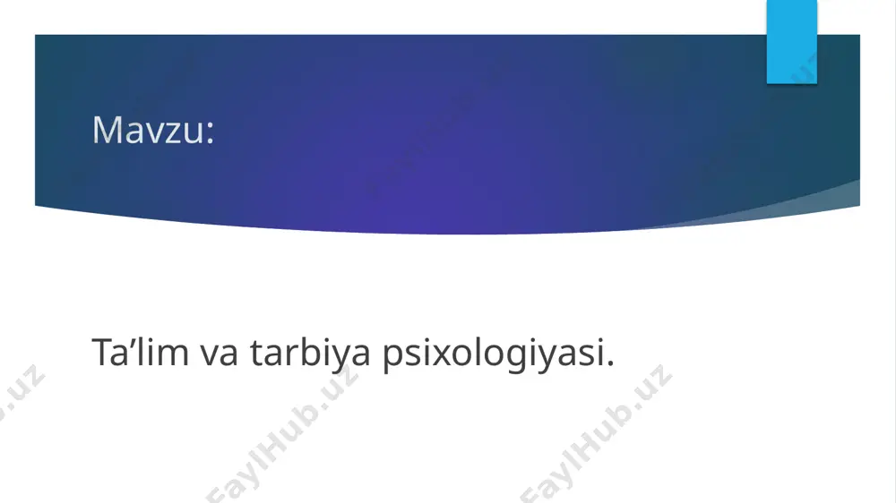 nishi mumkin b’olgan barcha narsalarni o‘z ichiga oladi. 0‘quv faoliyati — inson yangi bilim, ko‘nikma va malakalar egallaydigan, yoki mavjudlarini o'zgartiradigan, o‘z qobiliyatlarini rivojlantiradigan, takomillashtiradigan jarayondir. bolaga bosh miyadagi nutq uchun javob beradigan bo’limlar yetilmaguncha gapirishni o'rgatib bo’lmaydi. bu ikki jarayon o‘rtasida teskari aloqa ham mavjud: ta’lim va o‘qish organizmning yetilishiga ham ma’lum ma’noda ta’sir ko‘rsatadi. insonda bir necha o‘rganish turlari mavjud. 0‘rganishning ikkinchi turi — shartli reflektor o‘rganish. bu bo‘yicha ham tadqiqotlarni dastlab i.p.pavlov olib borgan. 0‘rganishning bu turi dastlabki neytral qo‘zg‘atuvchiga shartli reaksiyalar sifatida xulq-atvorning yangi shakllari vujudga kelishini nazarda tutadi. organizmning shartli reflektor reaksiyalarini tug‘diradigan stimullar qabul qilinishi lozim. masalan, «limon» so‘zini aytishimiz bilan ko‘z oldimizga sariq rangli, nordon ta’mli meva keladi. 0‘rganishning uchinchi turi — operant o‘rganishdir. bunday o‘rganish turida bilim, ko‘nikma va malakalar «sinab ko‘rish va xato qilish» metodi orqali o‘rganiladi. individ duch keladigan vaziyatlar unda turli instinktiv, shartsiz, shartli reaksiyalarni vujudga keltiradi. organizm ketma-ket …
