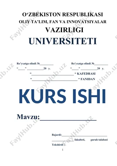 matn yaratish qoidalari — DOC