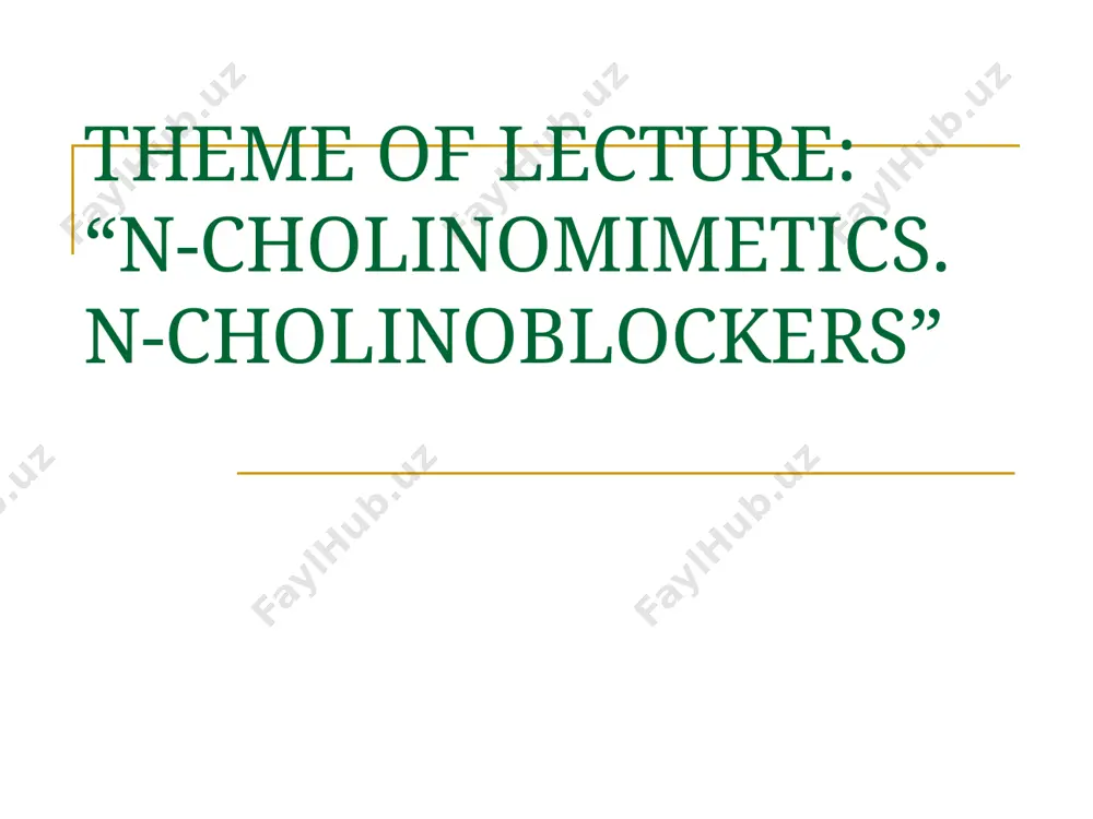 ulla and carotid body. chemically ganglionic blockers can be divided into the following. - bis-quaternary ammonium compounds v benzohexonium v azamethonium (pentaminum) v trepirium (hygronium) - tertiary amines v pempidine v pachycarpinum there are two groups of drugs. some of them are intended for long-term administration. the main requirements for such drugs are as follows. they have to have high activity after different routes of administration, long duration of action, low toxicity and absence of any serious side effects. it is important that addiction to these drugs would develop as slowly as possible or not develop at all. ganglionic blockers are used for the treatment of obliterating endarteritis, pulmonary edema, and arterial embolism but seldom for hypertension (mainly in hypertensive emergencies). ganglionic blockers of short-term action are used for controlled hypotension. besides, administration of ganglionic blockers prevents the development of negative reflexes on the heart, vessels and other visceral organs, …