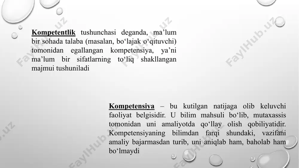 u madaniyat bilan uzviy bog‘liq bo‘lgan kategoriyadir. kreativ (creativity – inglizcha ijodiy) 1. kreativlik o`qituvchilarni innovatorlikka undovchi pedagogik kategoriya hisoblanadi. 2. kreativlik o`qituvchining kasbiy va shaxsiy sifatining integratsiyasidir. kreativlik bu – chuqurroq qidirish, e’tiborliroq qarash, xatolarni to‘g‘rilash, mushuklar bilan suhbatlashish, chuqurlikka sho‘ng‘ish, devorlar ichra o‘tish, quyoshni yoqish, qumdan qasrlar qurish, kelajakka sayohat qilishdir. y.torrens kreativlikni rivojlantirish masalasi borasida ushbu muammoga 3 xil yondashuv mavjud: genetik. unga ko‘ra, kreativlikning hal qiluvchi omili irsiylik hisoblanadi (irsiylik kreativlikning hal qiluvchi omili sanaladi); muhitga asoslanish. bu yondashuv vakillari tashqi shart-sharoitlarni psixik xususiyatlarning rivojlanishining hal qiluvchi omili deb hisoblaydilar; genotip – muhitning o‘zaro faoliyati yondashuvi. image2.png image3.png image4.png image5.png image6.png image7.png image8.png image1.png /docprops/thumbnail.jpeg