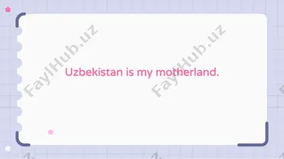uzbekiston — PPTX