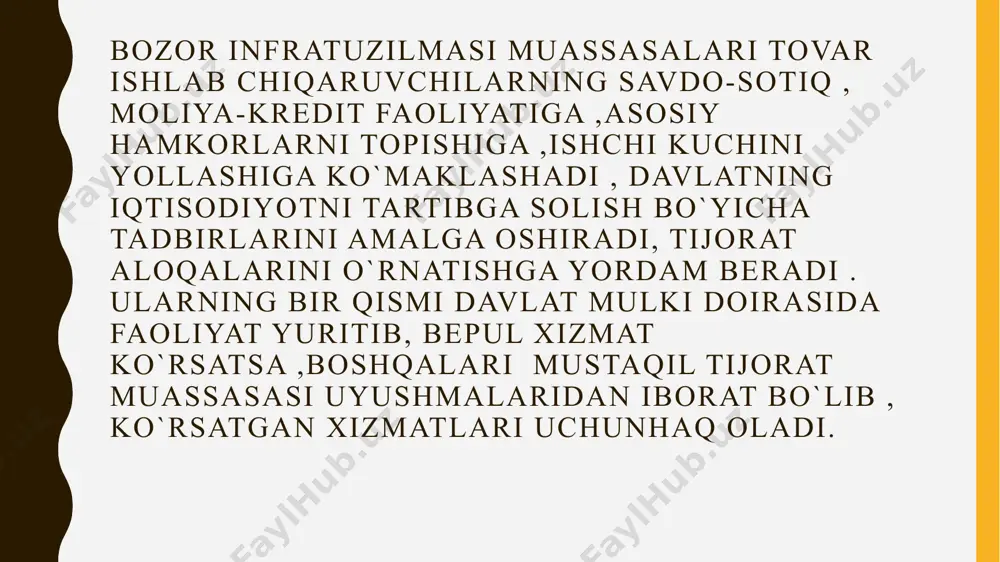 bozor infratuzilmasi va uning unsurlari - Page 5
