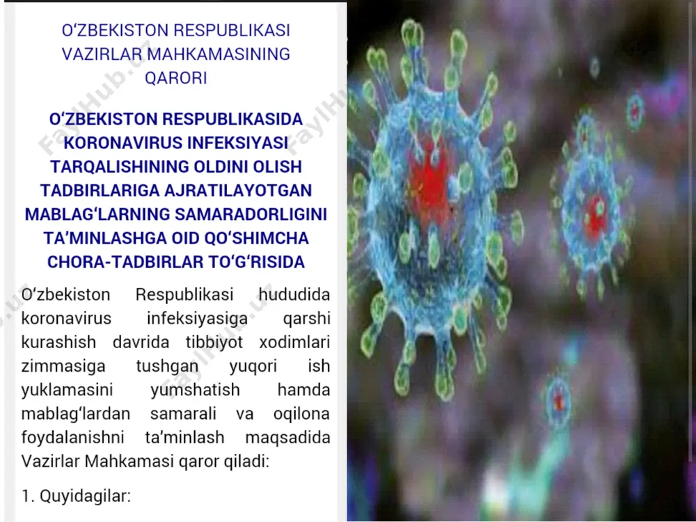 koronavirus infeksiyasi tarqalishini oldini olish chora-tadbirlari - Page 2