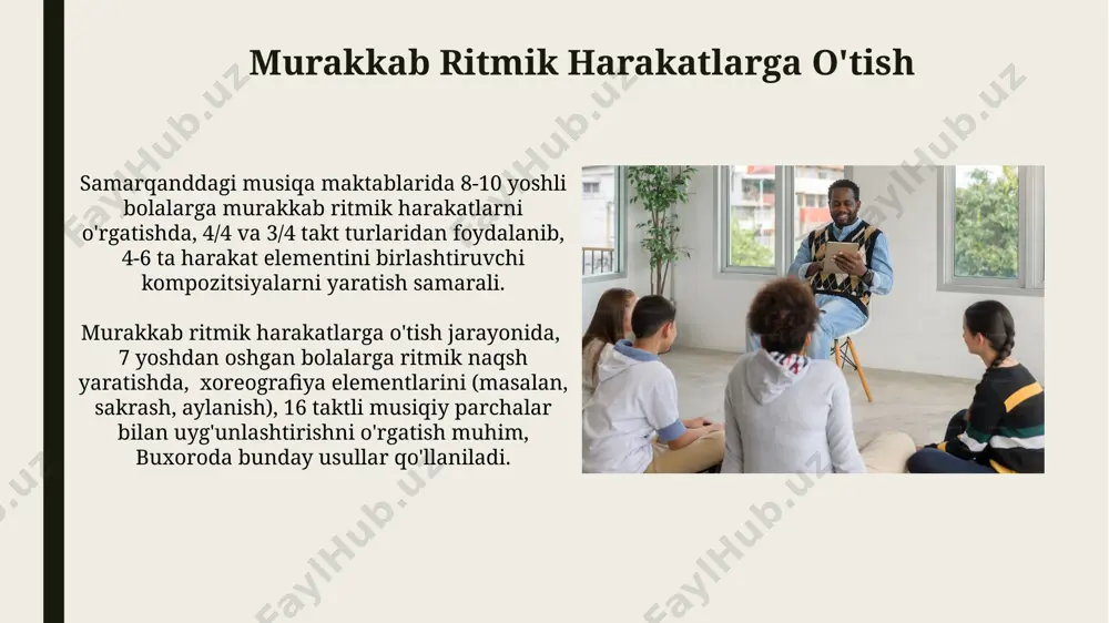 bolalarga ritmik harakatlarni o'rgatish - Page 5