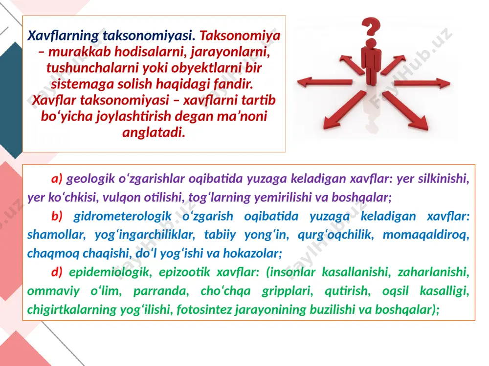 hayot faoliyati xavfsizligini muammolar va vazifalarning yechimlari - Page 5