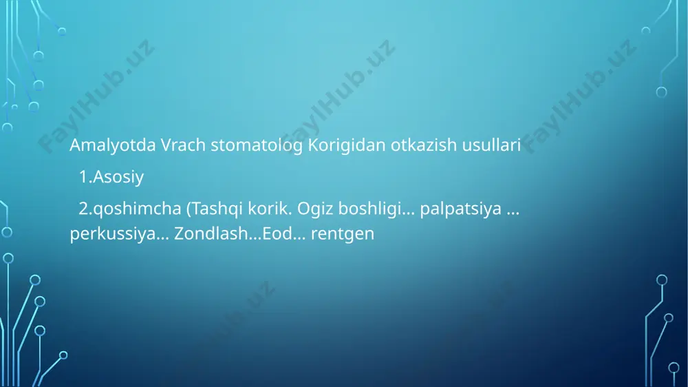 bolalar og’iz bo’shlig’ining profilaktik ko’rigini o’tkazish - Page 4