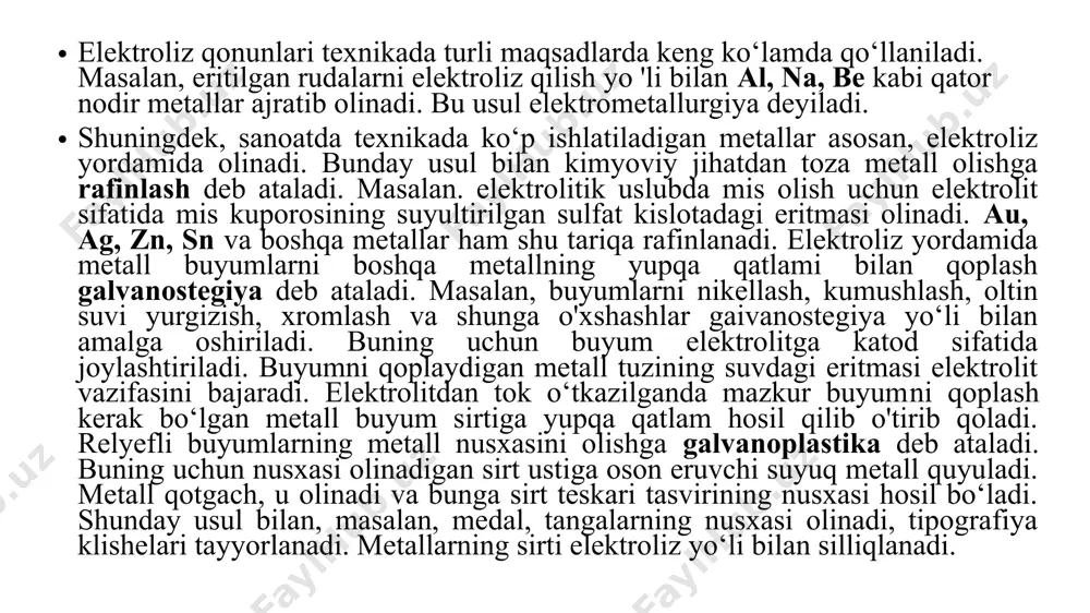 elektroliz, korroziya, qotishmalar - Page 5