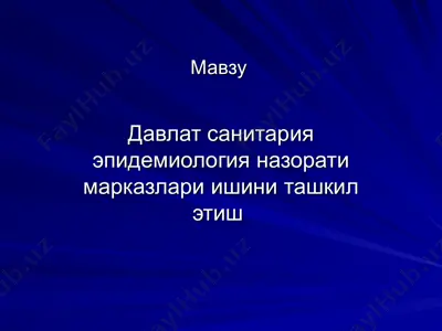 d.s.e.n.m. ishini tashkil etish — PPT
