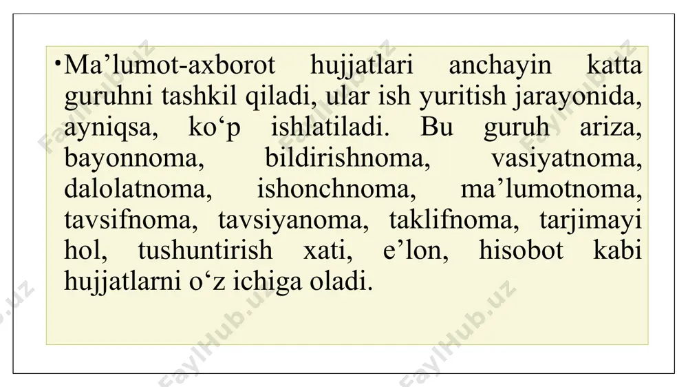 ma’lumot-axborot hujjatlari - Page 5