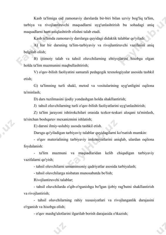 kasb hunar ta`limining tashkiliy shakllari - Page 5